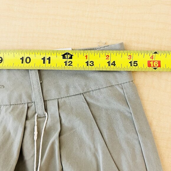 Indigo Rising Women's Pleated Front Wide Leg Green Pant Size 11/30 High Rise NWT - Picture 9 of 12